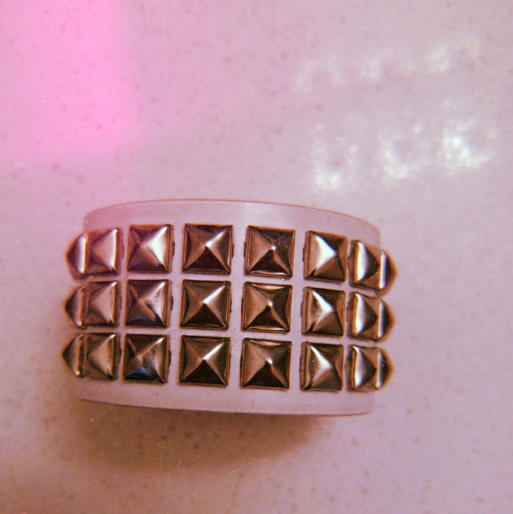 Oh my goth....studded cuff